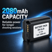 TAVICE EN-EL25 EN-EL25a Battery Compatible with Nikon Z30 Z50 Z50 II Z fc Cameras - Battery Mate