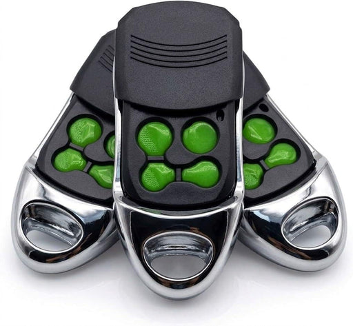 TAVICE Garage Door Remote Compatible with M - 832 M - 842 M - 844 Green 4 Button 433.92MHz Replacement for M - 230T M - 430R Garage Door Openers (3 Pack) - Battery Mate