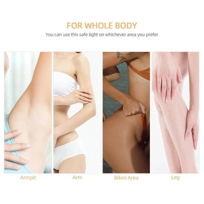 TAVICE IPL Hair Removal Device for Women and Men, 990,000 Flashes, At-Home Intense Pulsed Light Hair Remover for Face, Arms, Legs, Underarms, Bikini Line and Body - Battery Mate