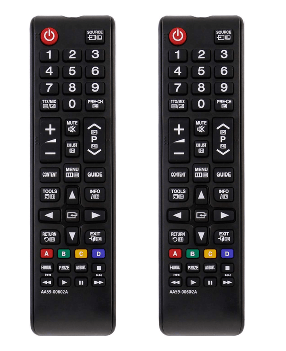 Tavice Replacement AA59 - 00602A Remote Control for Samsung TV – 2 Pack Compatible with LA32E420, LA32E420E2M, LA32E420E2MXXY - Battery Mate