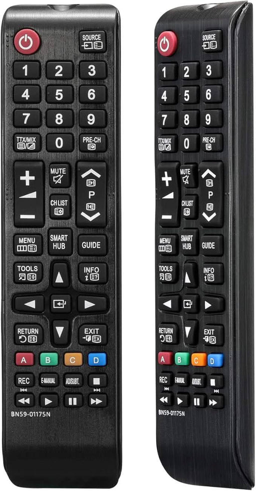 Tavice Replacement BN59 - 01175N TV Remote Control 2 Pack for Samsung Smart LCD LED TV UE40H6500 UE48H6500 UE40H6650 UE48H6640 UE48H6650 - Battery Mate