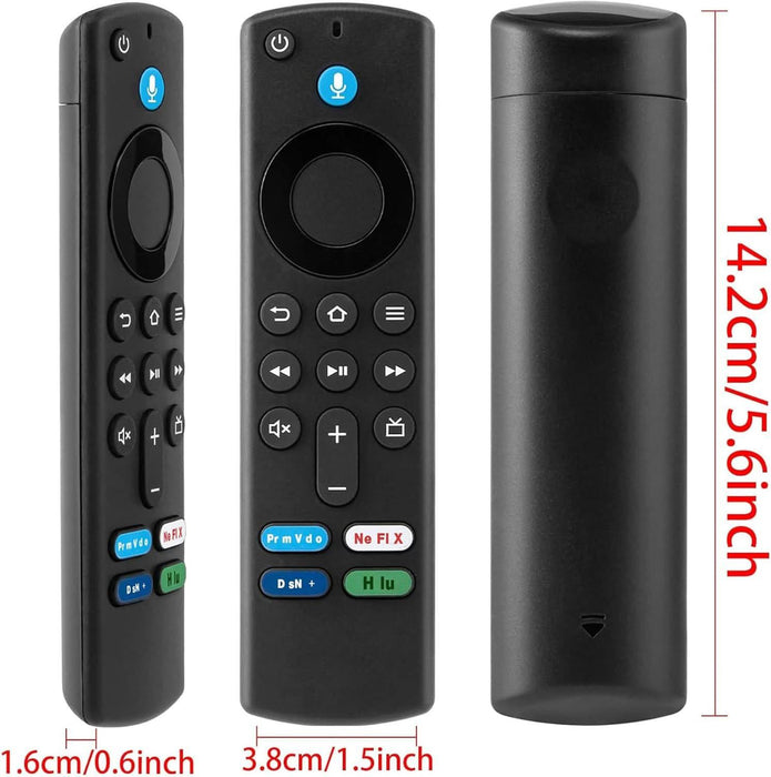 TAVICE Replacement Voice Remote 2 Pack for Amazon Fire TV Stick – Compatible with Alexa Voice Remote (3rd Gen, 2nd Gen, 4K, 4K Max, Lite) - Battery Mate