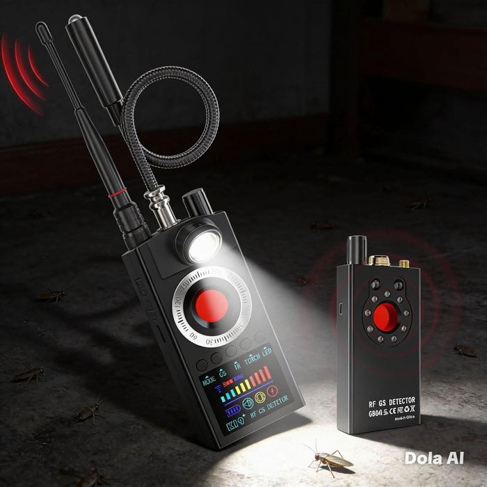 TAVICE RF Signal Detector, Wireless Signal Scanner, Portable Device Finder and Privacy Protection Tool for Travel and Personal Security - Battery Mate