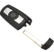 Tavice Smart Remote Key FOB Case Compatible with BMW 1 3 5 6 7 E90 E93 E92 M3 M5 X3 X5 - Battery Mate