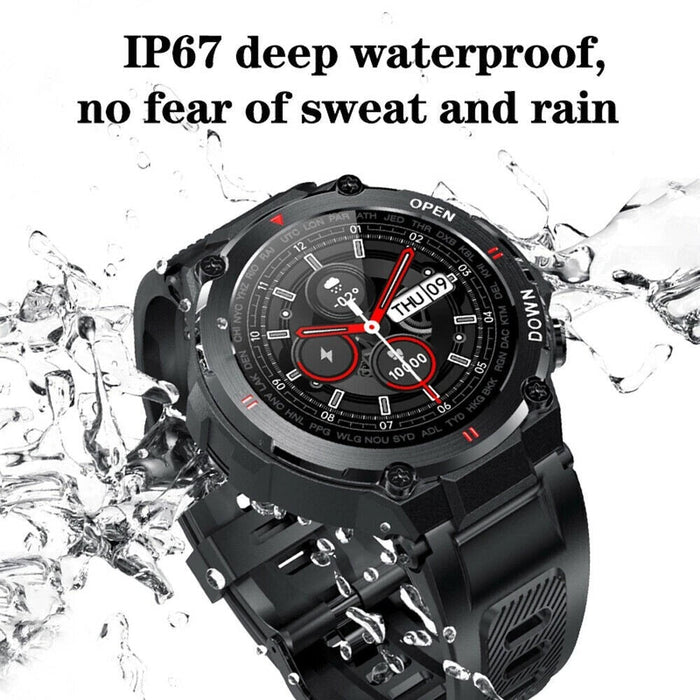 Tavice Sports Smart Watch with Bluetooth Calls, Heart Rate & Health Monitoring, 1.39" Touch Screen | Pedometer, Sleep & Calorie Detection - Battery Mate
