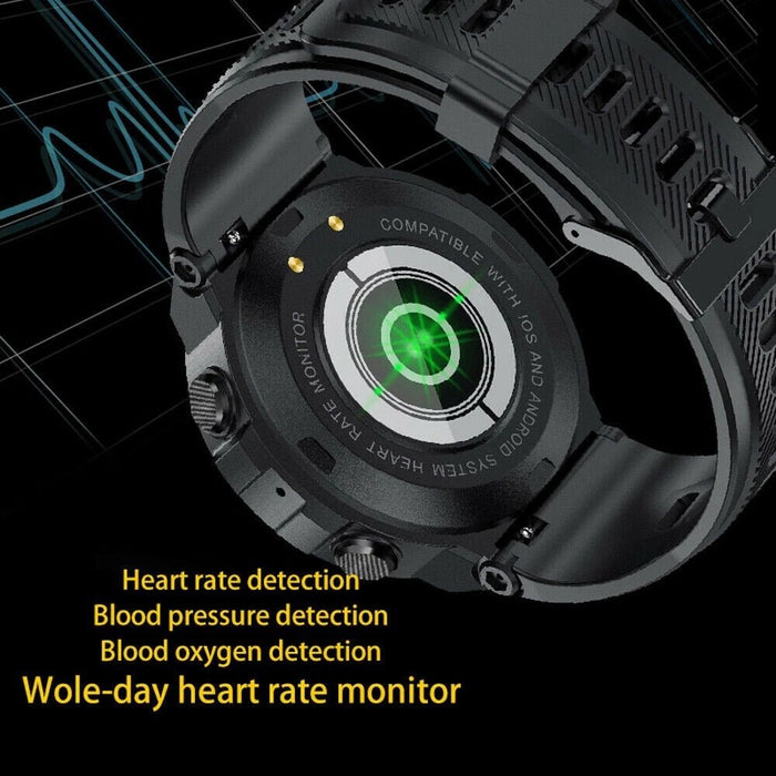 Tavice Sports Smart Watch with Bluetooth Calls, Heart Rate & Health Monitoring, 1.39" Touch Screen | Pedometer, Sleep & Calorie Detection - Battery Mate