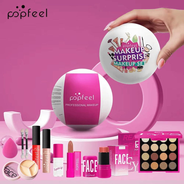 TAVICE Surprise Makeup Ball Gift Set Festive Cosmetic Bundle for Special Occasions, Perfect Birthday Surprise Makeup Sphere - Battery Mate