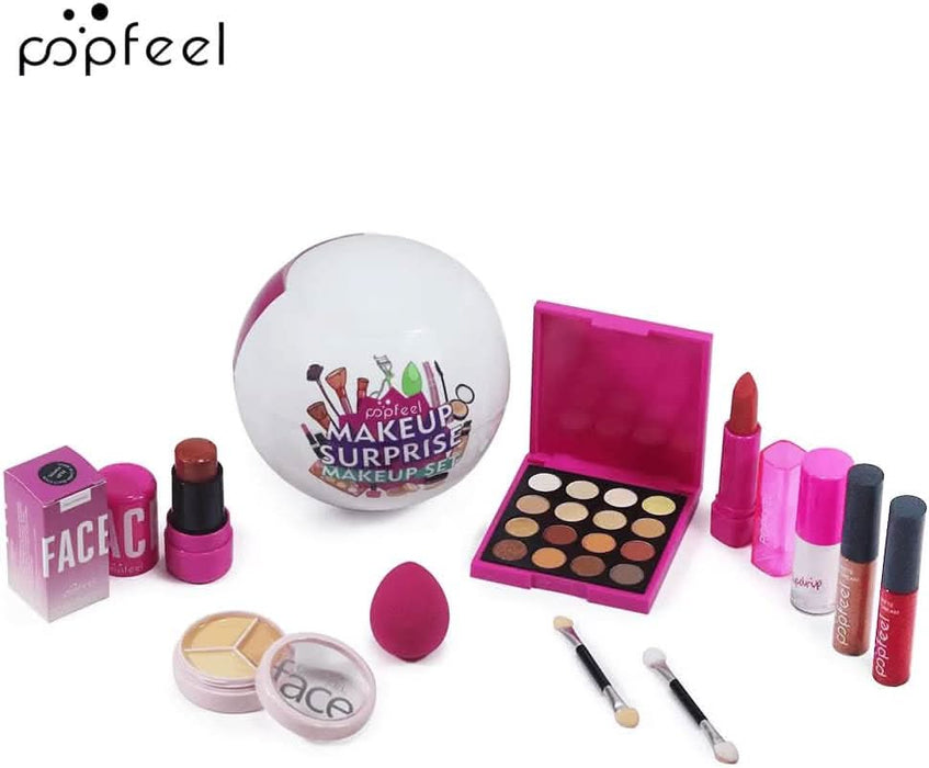 TAVICE Surprise Makeup Ball Gift Set Festive Cosmetic Bundle for Special Occasions, Perfect Birthday Surprise Makeup Sphere - Battery Mate