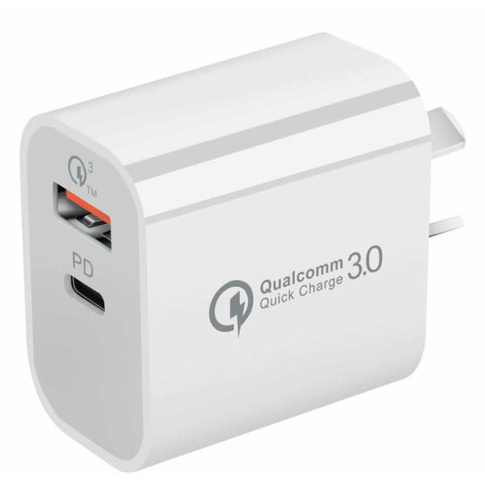 20w Fast Phone Charger [USB & Type C Plug] For All iPhones & Samsung