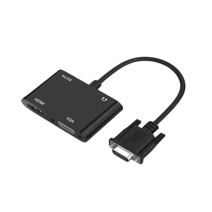 VGA to HDMI VGA Adapter Dual Display 1080P Converter Splitter with