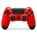 Wireless Controller Compatible for Playstation 4 PS4 Controller Gamepad - Red - Battery Mate