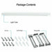 10 Pcs LED Slim Ceiling Batten Light Daylight 60CM Coolwhite 6500K 2-4FT - Battery Mate