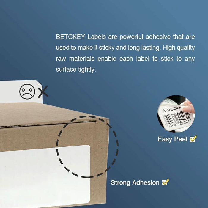 10 Rolls | Compatible Brother DK-22205 62mm x 30.48m(2-3/7" x 100') Continuous Length Paper Tape Labels without Cartridge - Battery Mate