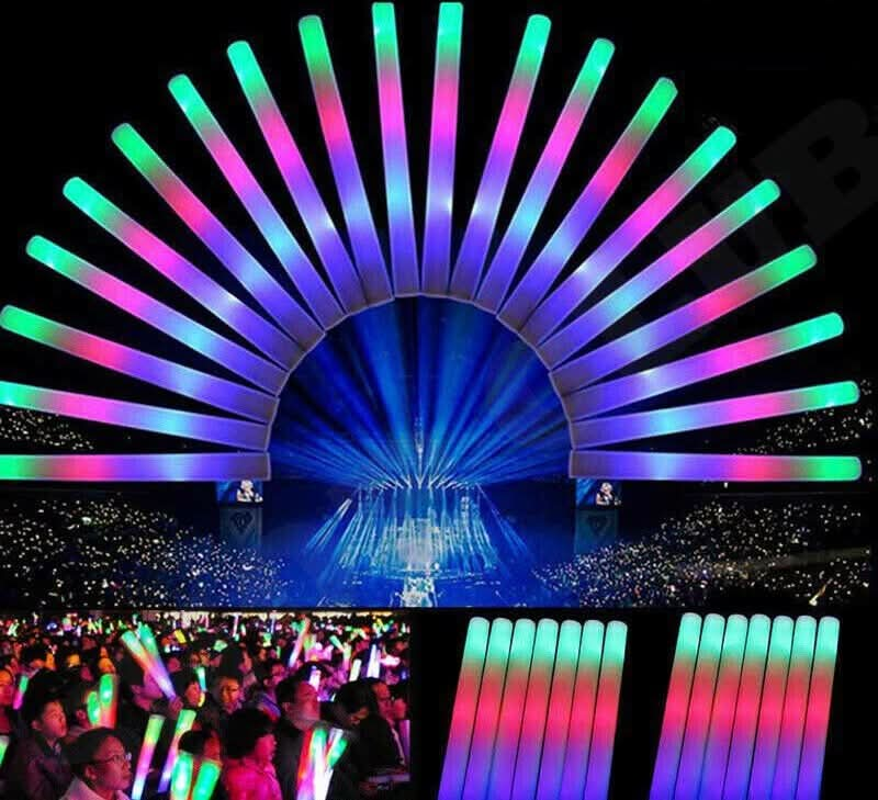 Flashing online glow sticks