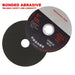 100 Piece CUTTING DISCS 5" WHEELS ANGLE GRINDER CUT OFF METAL FLAP - Battery Mate