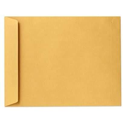 1000x Yellow Business Envelope 230x330mm Premium #04 A4 Kraft Laminated Paper Variant Size Value - Battery Mate