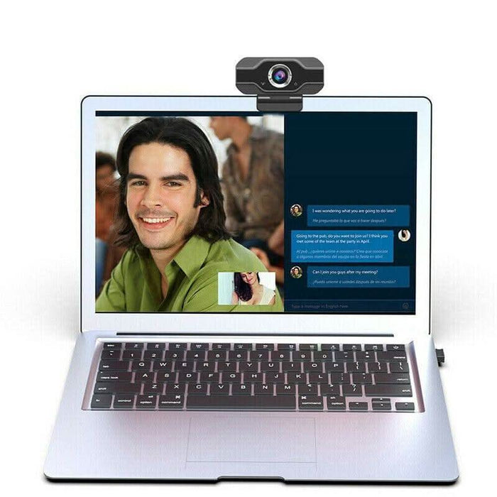 1080P Webcam Full HD USB 2.0 For PC Desktop Laptop Web Camera with Microphone - Battery Mate