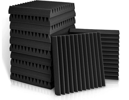 12 Pack | Acoustic Soundproof Foam Sound Absorbing Panels 30×30×5cm - Battery Mate