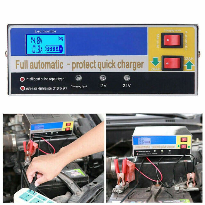 12V-240V Battery Charger Inverter 140W Car ATV 4WD Boat Caravan Motorcycle 10A - Battery Mate