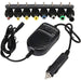 12V 80W Car Laptop Charger Travel Adapter Dell Hp Toshiba Sony Acer Universal - Battery Mate