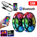 12V Bluetooth USB RGB LED Strip Lights IP65 Waterproof 5050 5M 300 LEDs AU Stock - Battery Mate