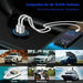12V Car Cigarette Lighter Socket Dual QC3.0 USB Ports Fast Charger Power Adapter - Battery Mate