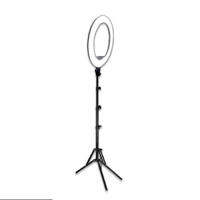 13" LED Ring Light Dimmable Lighting Kit Phone Selfie Tripod Stand Youtube Live - Battery Mate