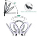 13" LED Ring Light Dimmable Lighting Kit Phone Selfie Tripod Stand Youtube Live - Battery Mate