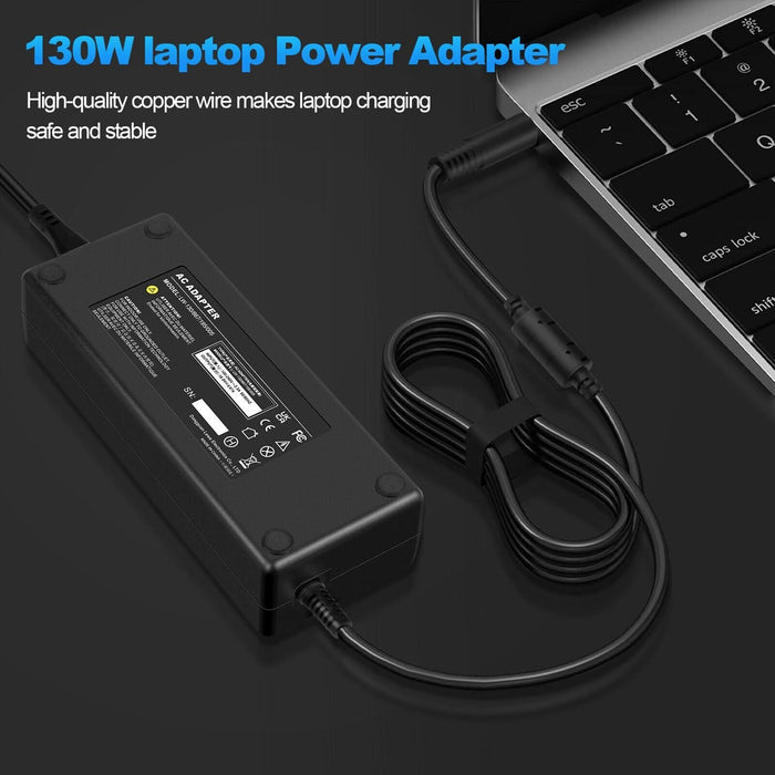 130W Power AC Adapter Charger For Dell XPS 15 7590 4.5x3.0mm Inspiron - Battery Mate