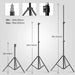 135W Photography Studio Softbox Continuous Lighting Soft Box Light Stand (without Bulbs) - Battery Mate