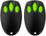 [2 Pack] Garage Gate Door Remote Key Control For Chamberlain Merlin C945 Merlin+C945 - Battery Mate