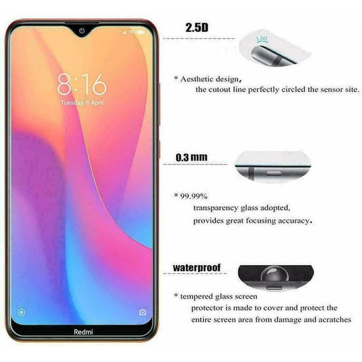 [2 Pack] Oppo A16S Tempered Glass Screen Protector Film Guard (Clear) - Battery Mate