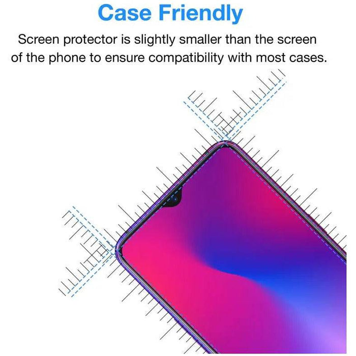 [2 Pack] OPPO Find X2 Lite Tempered Glass 9H HD Crystal Clear Premium Screen Protector - Battery Mate