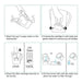 2 Pack | Water Filter for Brita Maxtra/Mavea Jug Refill Replacement Cartridge - Battery Mate