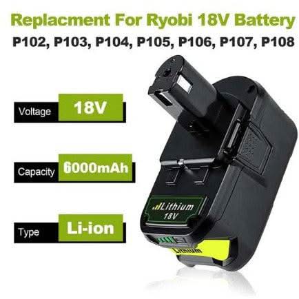 Ryobi drill hotsell battery replacement