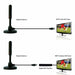 200 Mile Portable TV Antenna Indoor Outdoor Caravan Digital Freeview Aerial Ariel - Battery Mate