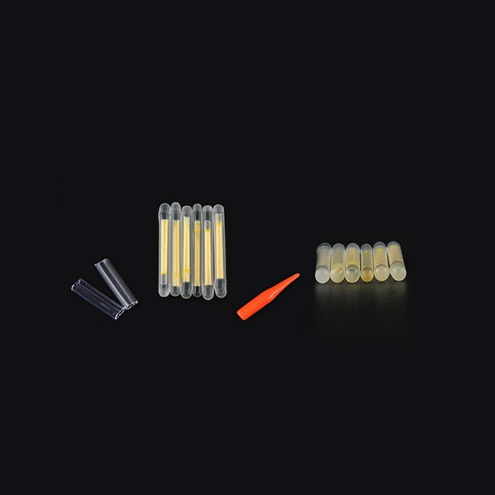 200 Pcs Chemical Light Fishing Fluorescent Glow Stick Clip On the Rod Tip TDPRO - Battery Mate