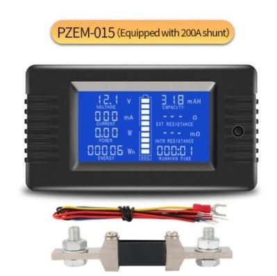 200A LCD Display DC Battery Monitor Meter 200V Voltmeter Amp For RV System - Battery Mate