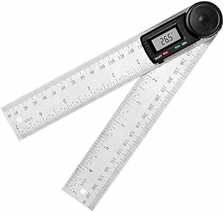 200mm Digital Angle Finder Ruler Protractor Measure Meter Stainless St