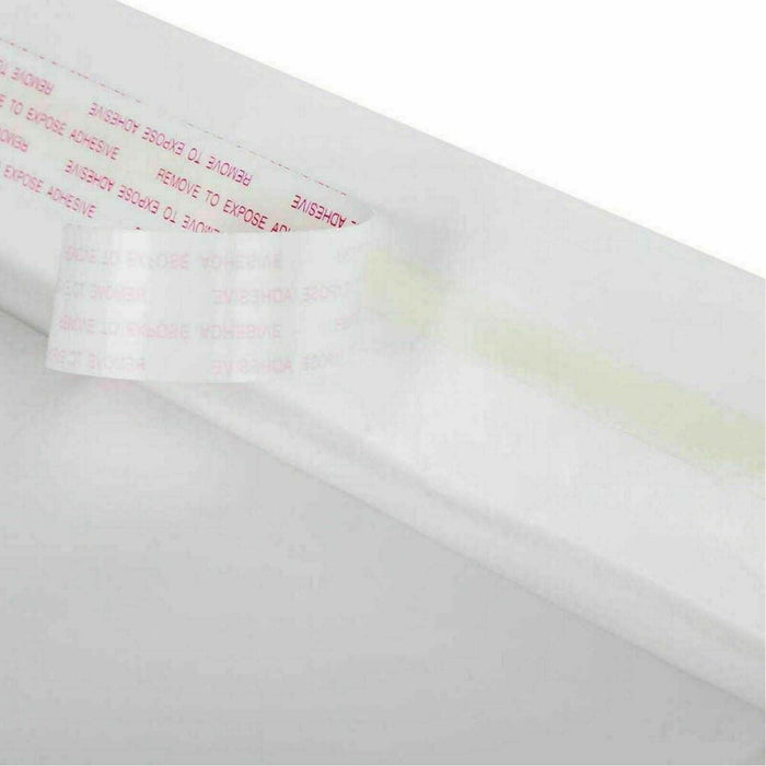 200x Bubble Mailer 160x230mm Padded Envelope White Kraft Paper Plain Bag - Battery Mate