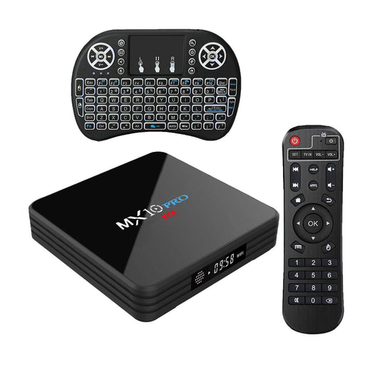 2020 MX10 PRO 3D TV BOX Player Android 9.1 KDI 18 Smart 4+32GB Quad Core 6K AU - Battery Mate