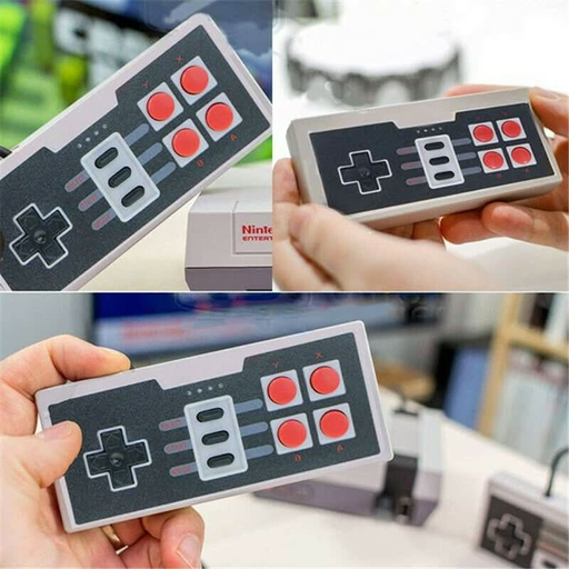 2.4G Wireless Controller Gamepad Joypad for Nintendo Mini Classic NES SNES - Battery Mate