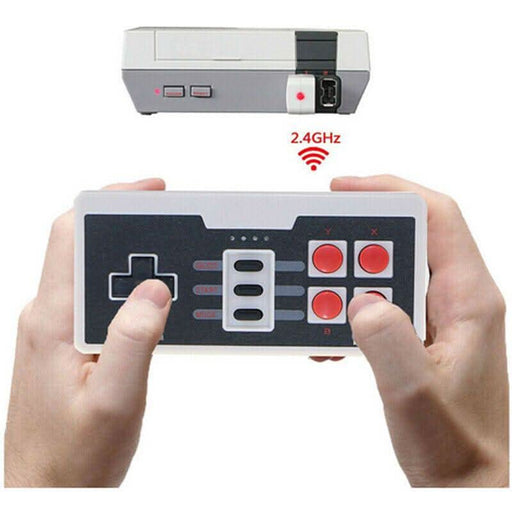 2.4G Wireless Controller Gamepad Joypad for Nintendo Mini Classic NES SNES - Battery Mate