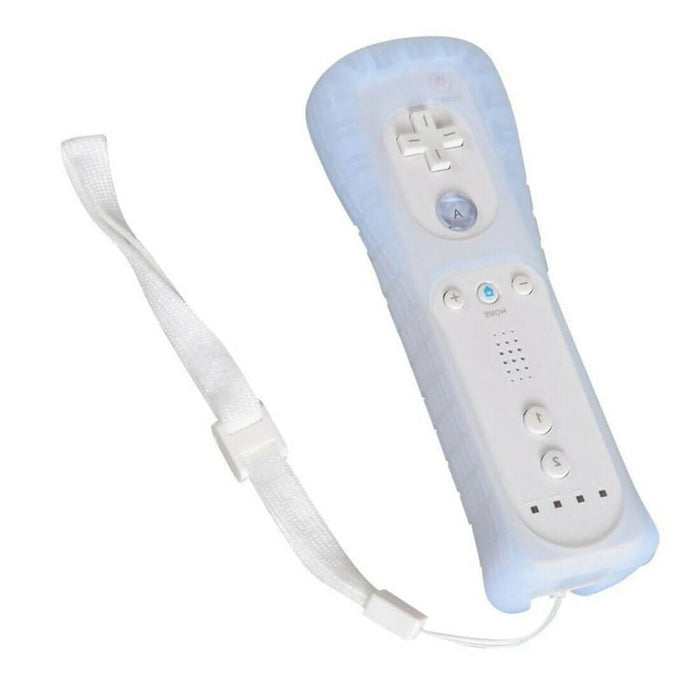 2in1 Built-in Motion Plus Remote Nunchuck Controller For Nintendo Wii - Battery Mate