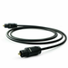 2M | Ultra-Premium Optical Fiber Digital Audio Cable Lead Cord To slink Black S/PDIF - Battery Mate