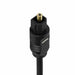 2M | Ultra-Premium Optical Fiber Digital Audio Cable Lead Cord To slink Black S/PDIF - Battery Mate