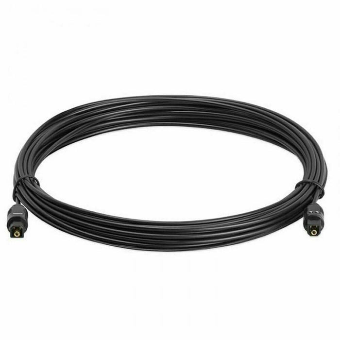 2M | Ultra-Premium Optical Fiber Digital Audio Cable Lead Cord To slink Black S/PDIF - Battery Mate