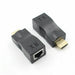 2pcs HDMI Extender to Dual RJ45 Over Cat 5e/6 Network Ethernet Adapter 1080P 30M - Battery Mate