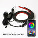 2X 120CM+ 2X 150CM RGB LED Underglow body Neon Light Kit App Under Car Tube Strip - Battery Mate