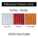 2x 75 LED Tail Lights Stop Indicator Reverse Lamp 24V Trailer Truck Ute Light - Battery Mate